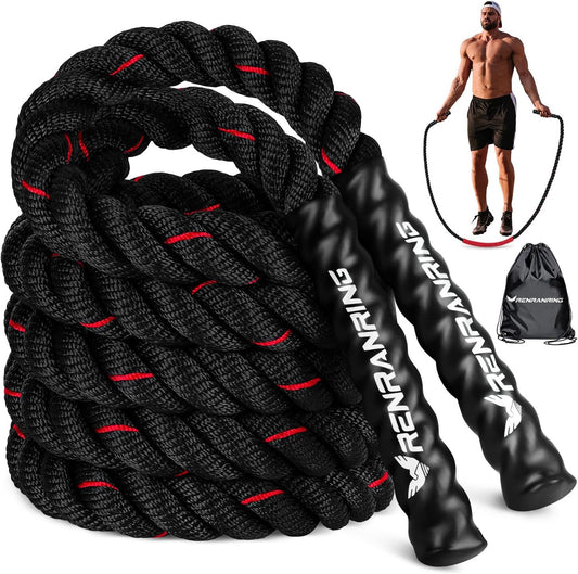 Weighted Jump Rope for Fitness Training - Suitable for Men and Women