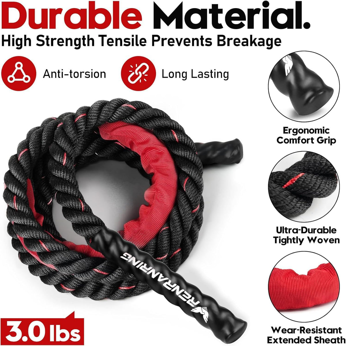 Weighted Jump Rope for Fitness Training - Suitable for Men and Women