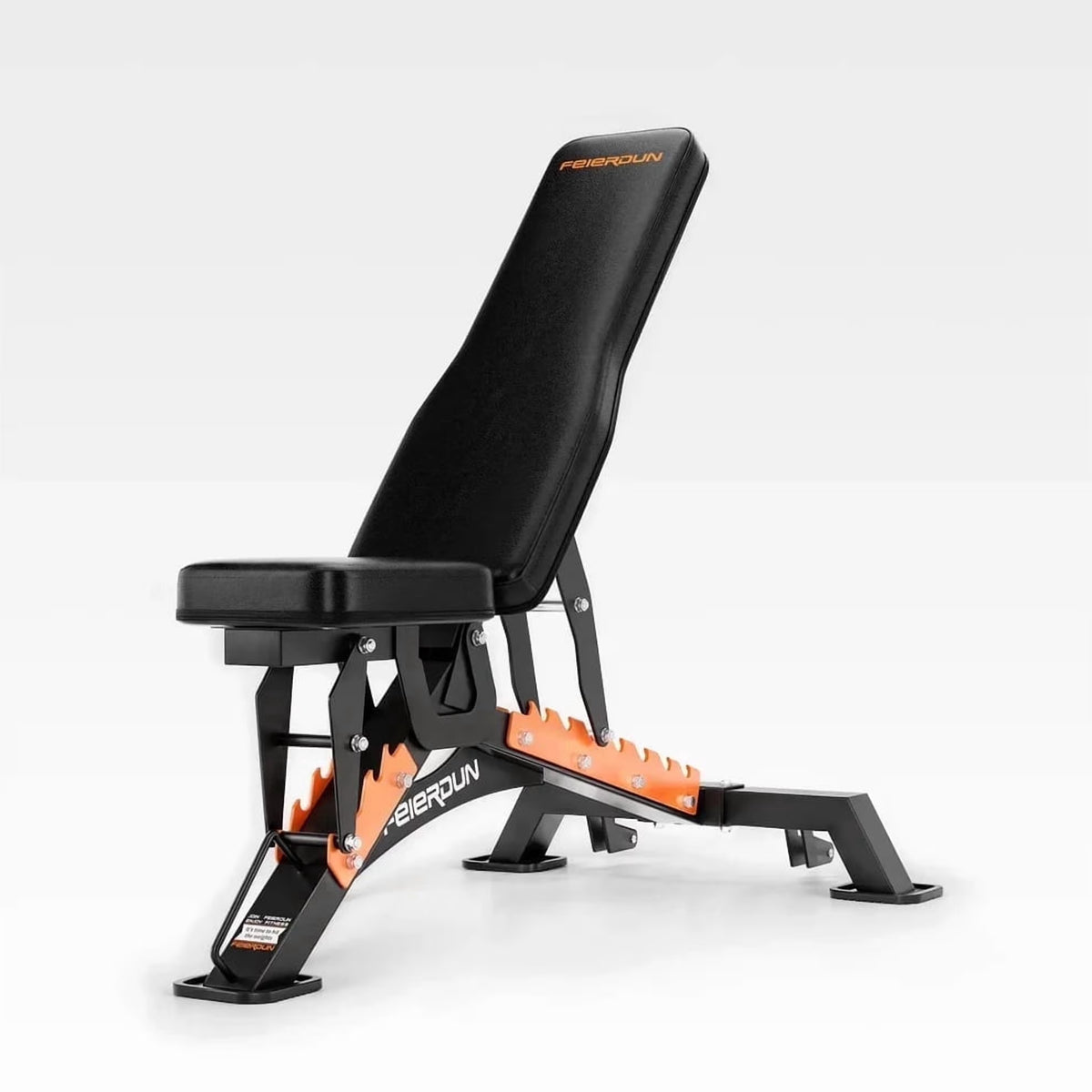 UPGO Heavy-Duty Adjustable Weight Bench with 9 Positions and Extended Rear Support for Home Gym Full Body Strength Training, Supports up to 1300 lbs