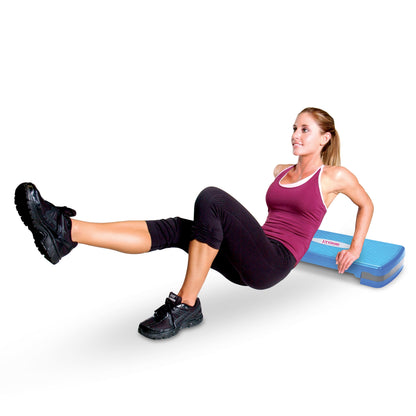 Professional Aerobic Stepper in Blue and White